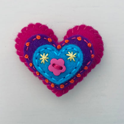 Embellished Heart with 3 Layers (4.5cm)