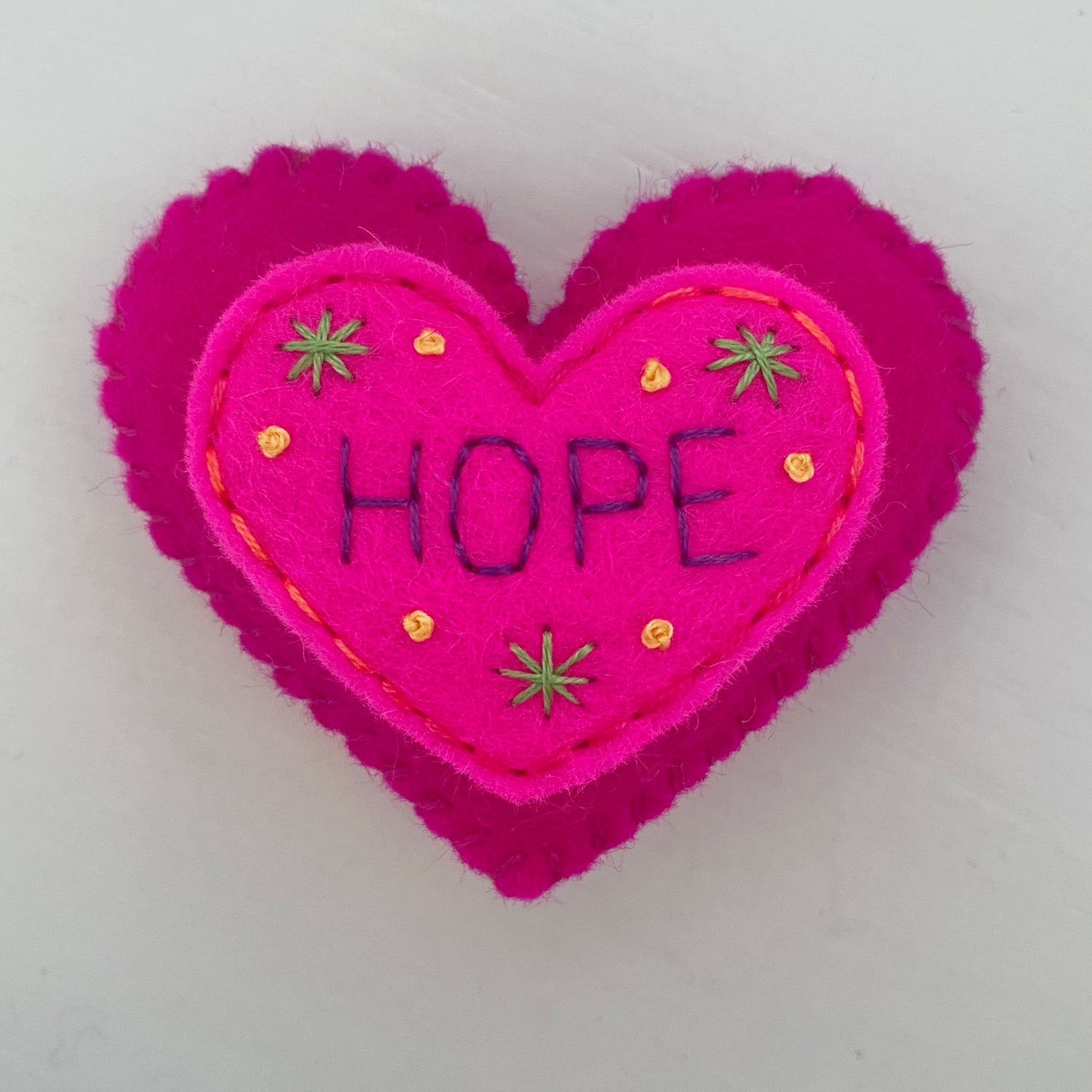 Embellished Heart with Word (6cm)