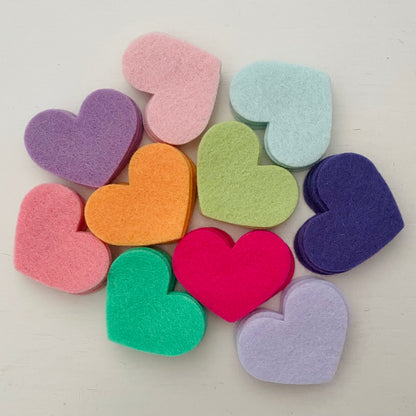 50 Pre-Cut Hearts - SPECIAL EDITION Colour Packs