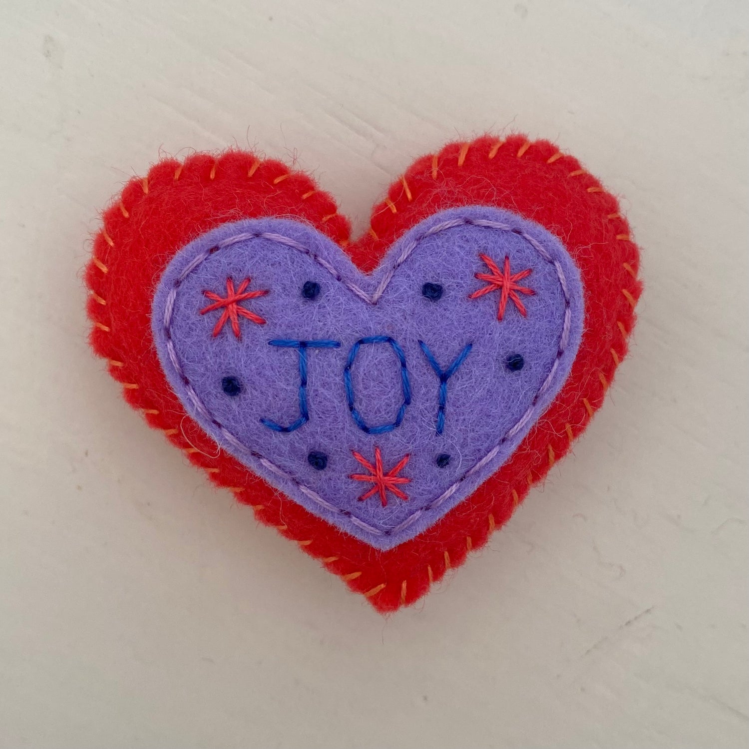 Embellished Heart with Word (6cm)