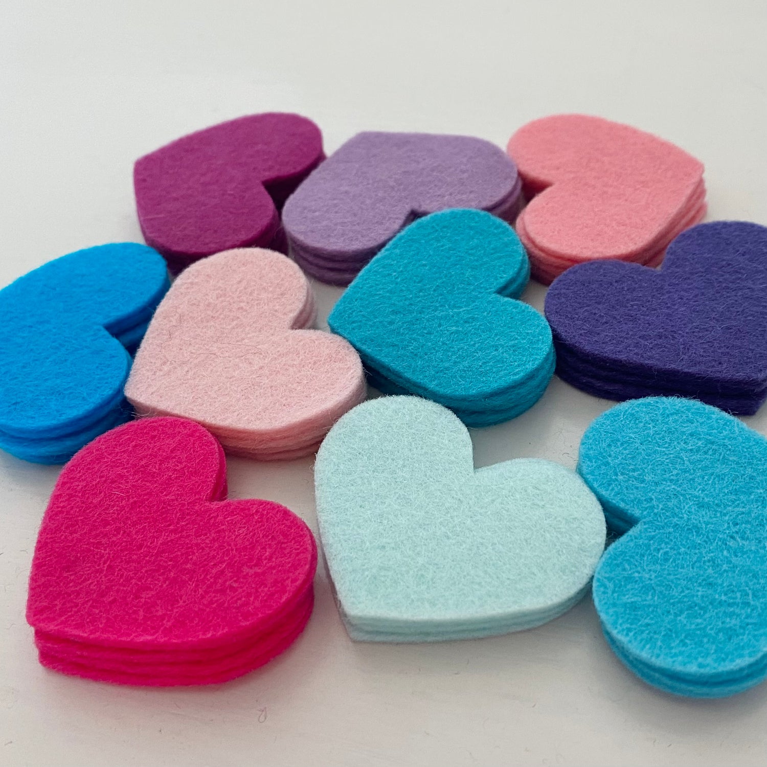 50 Pre-Cut Hearts - SPECIAL EDITION Colour Packs