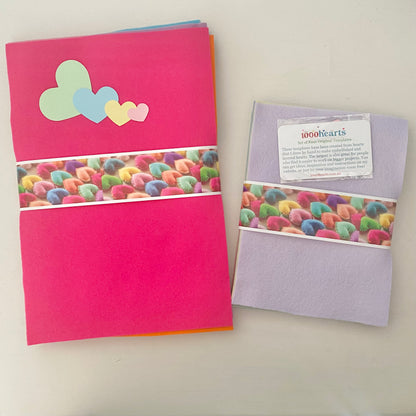 Felt sheets + template packs