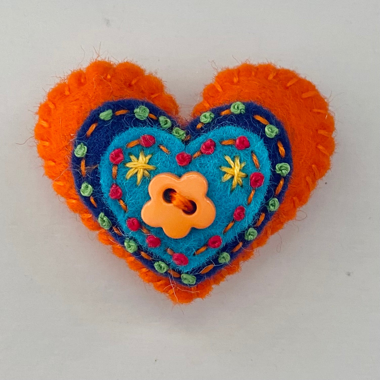 Embellished Heart with 3 Layers (4.5cm) – 1000 Hearts