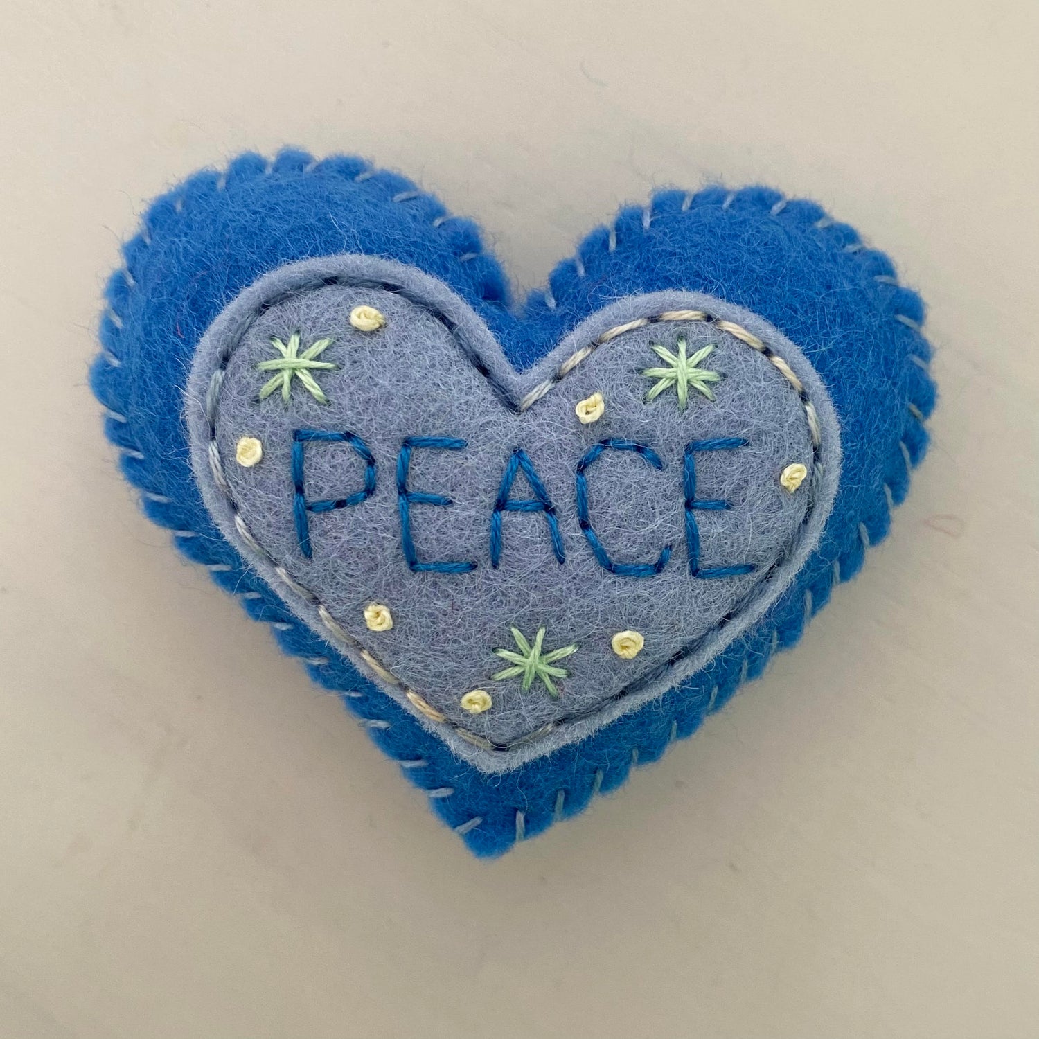 Embellished Heart with Word (6cm)