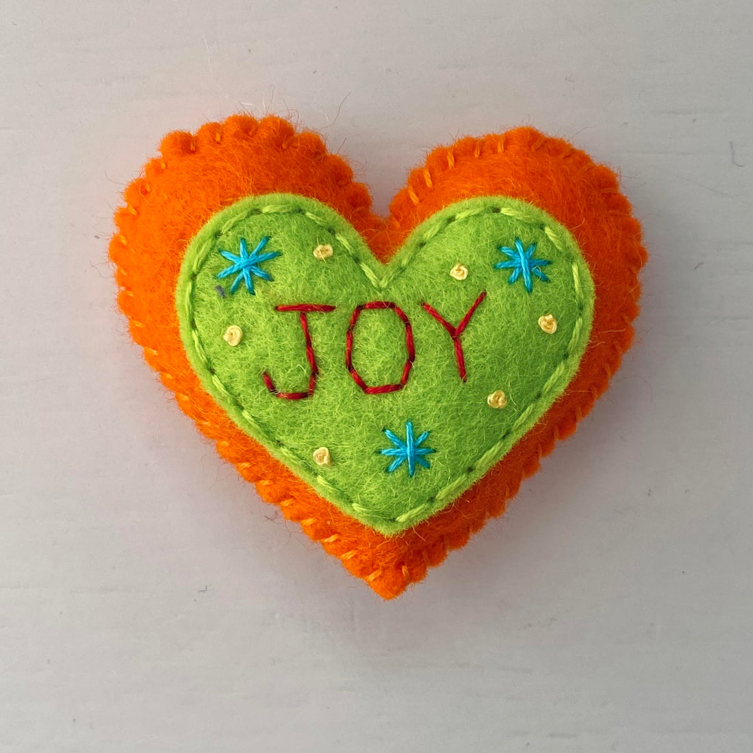 Embellished Heart with Word (6cm)