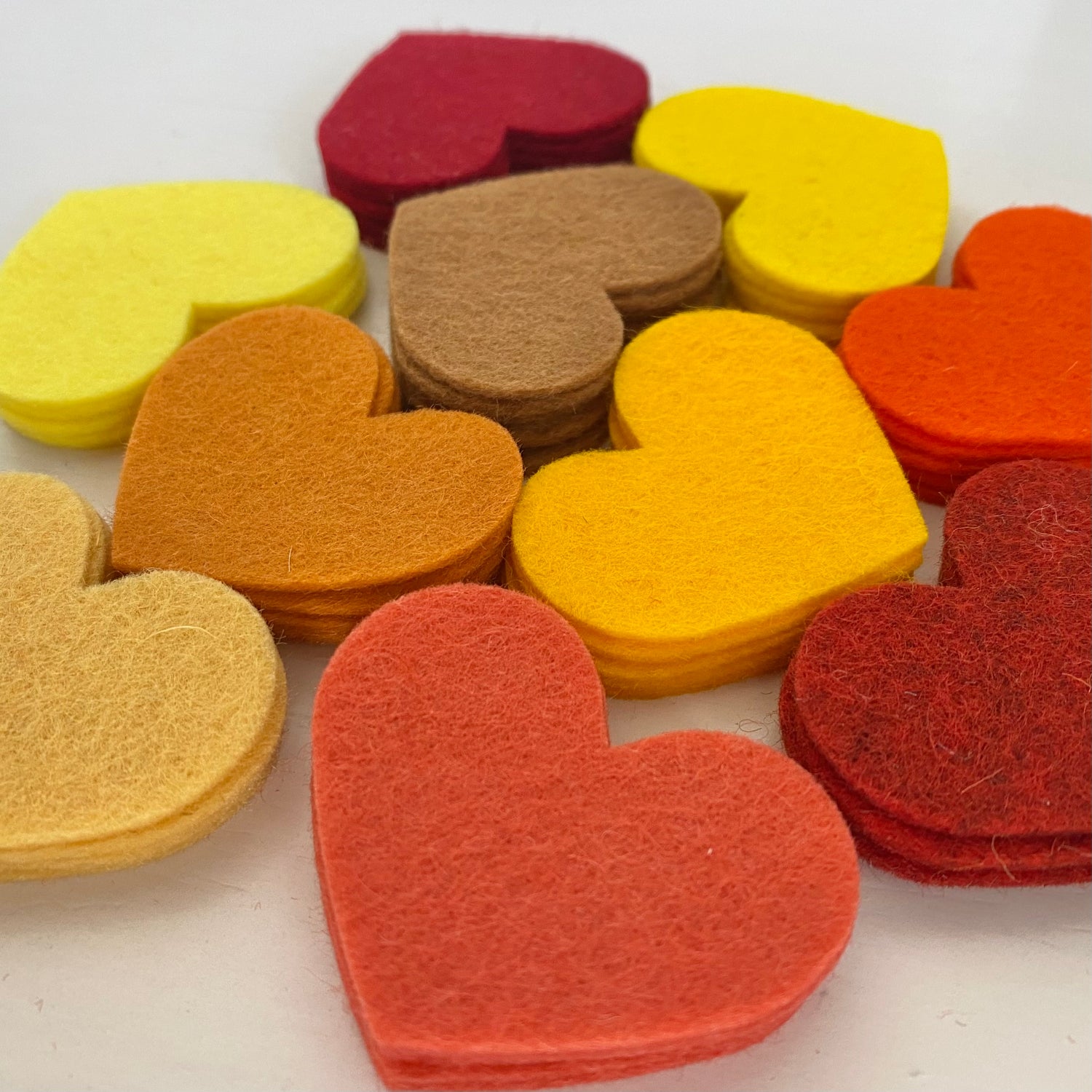 50 Pre-Cut Hearts - SPECIAL EDITION Colour Packs