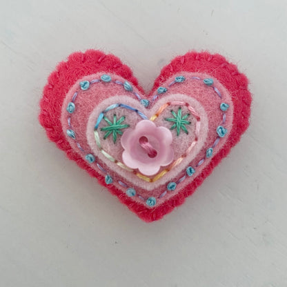 Embellished Heart with 3 Layers (4.5cm)