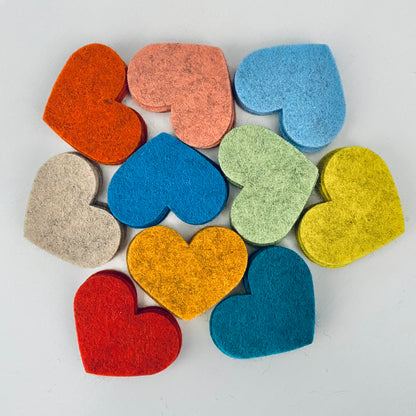 50 Pre-Cut Hearts - SPECIAL EDITION Colour Packs