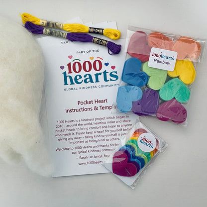 Group Heart-Making Kit with pre-cut hearts