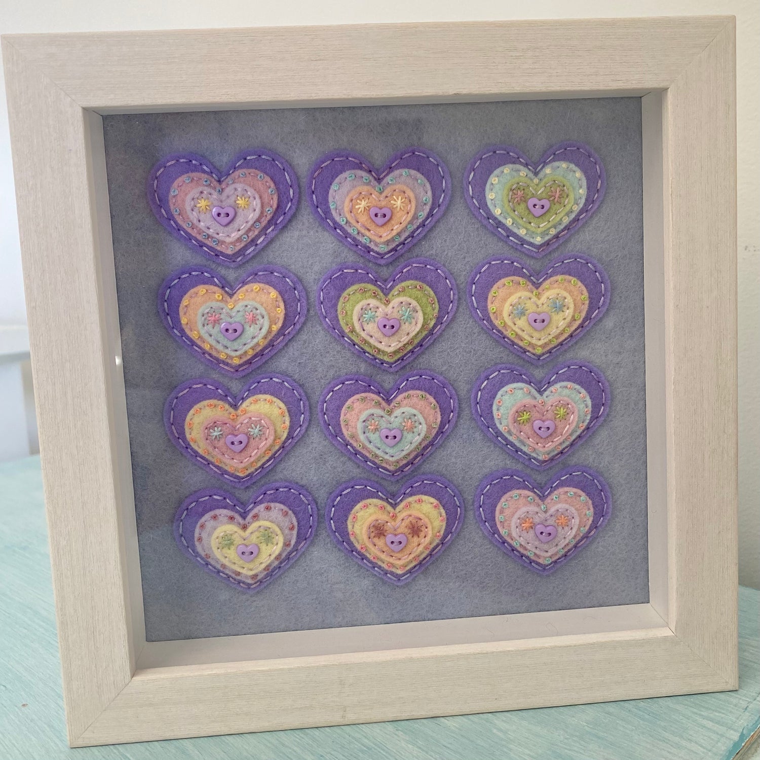 Framed Heart Art - Courageous Heart