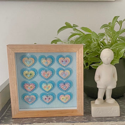 Framed Heart Art - Sweet Whispers