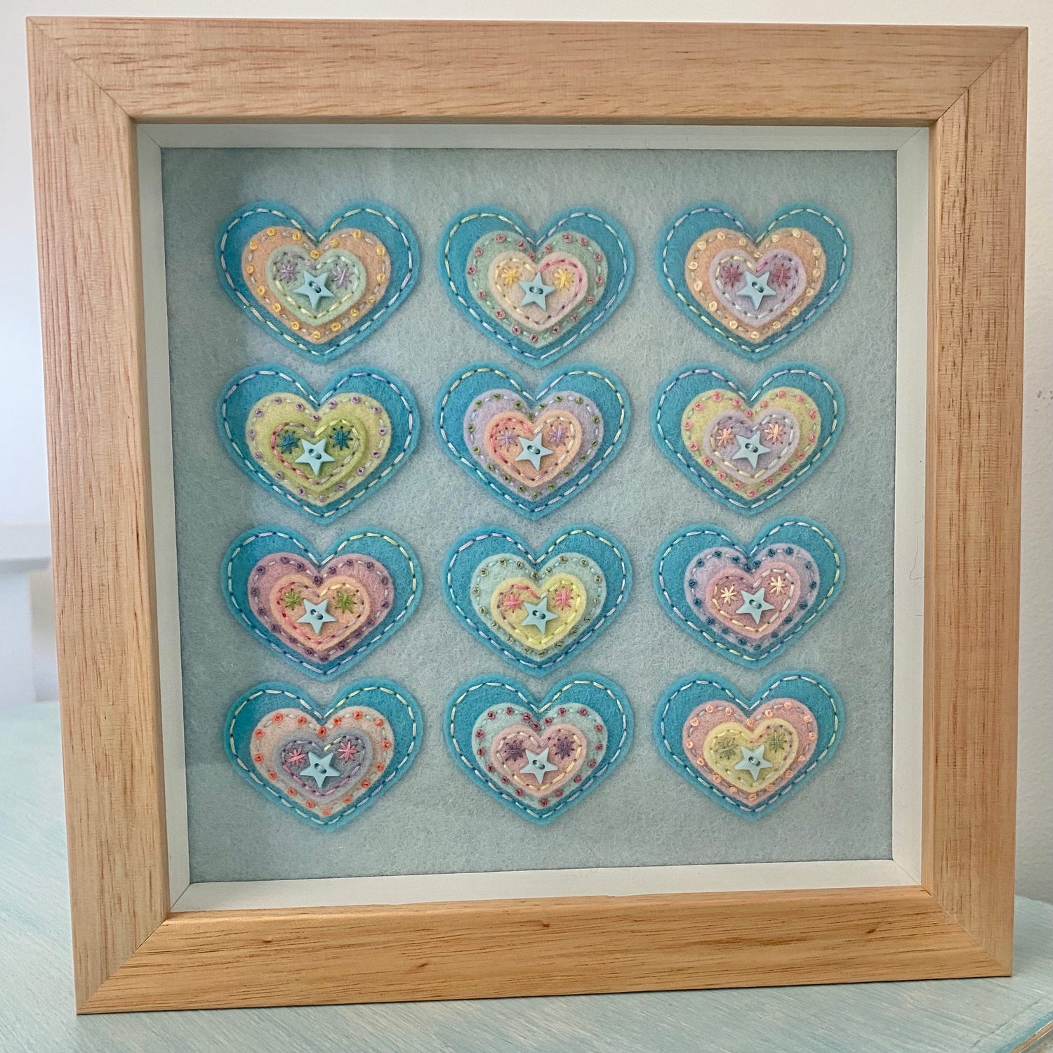 Framed Heart Art - Sweet Whispers