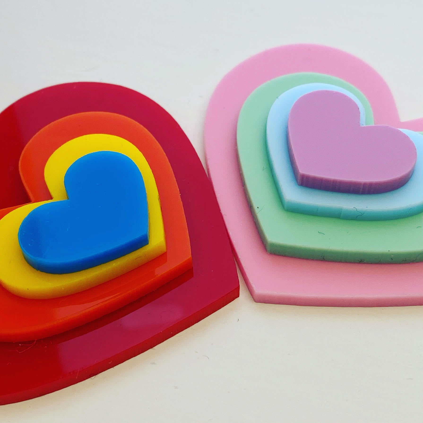 Set of Four Heart Templates – 1000 Hearts