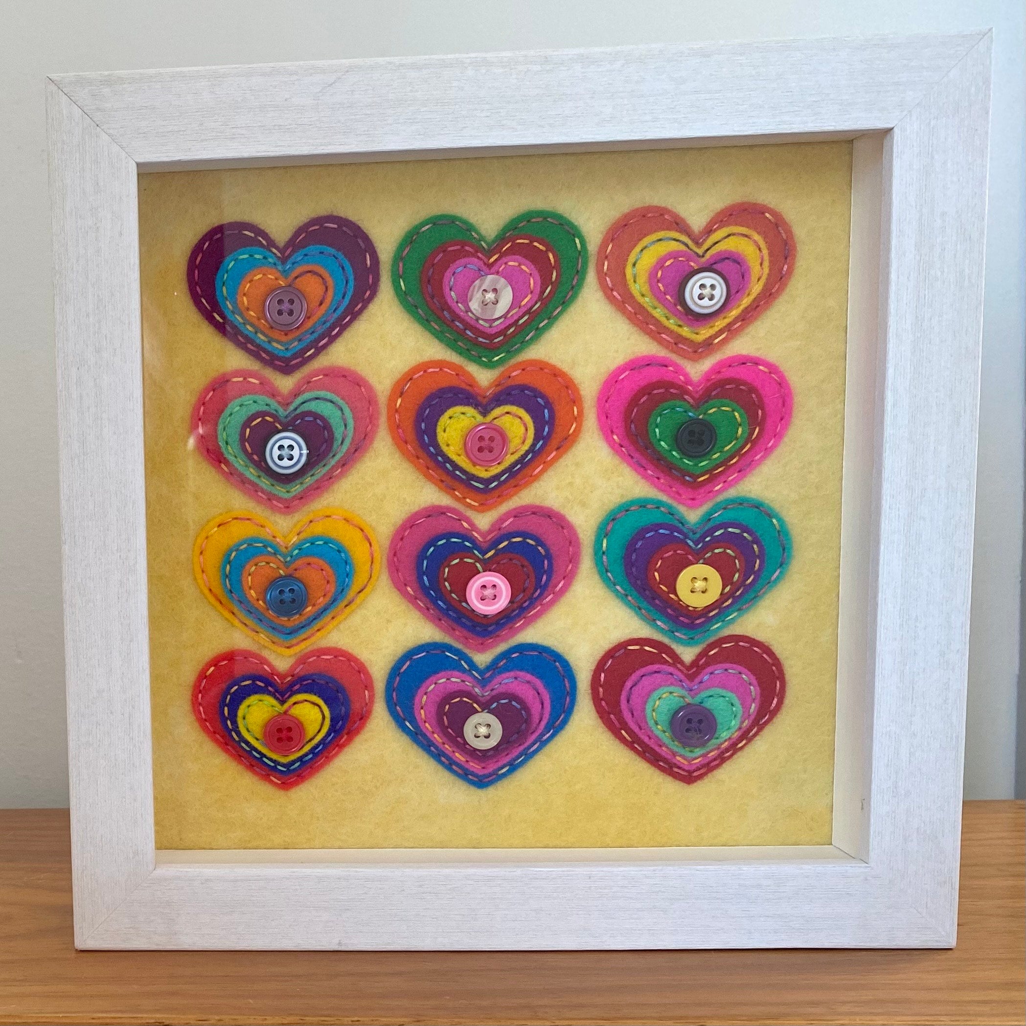 Framed Heart Art - Nanna&