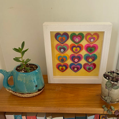 Framed Heart Art - Nanna&